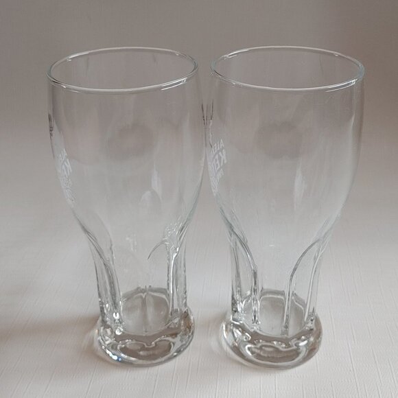Alexander Keith's Pint Glasses PAIR Beveled Base - Picture 3 of 6